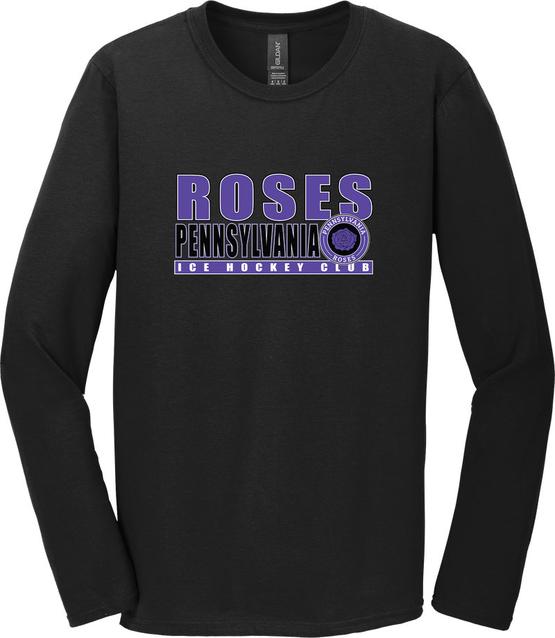 PA Roses Softstyle Long Sleeve T-Shirt