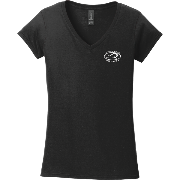 Jr. Herd Softstyle Ladies Fit V-Neck T-Shirt