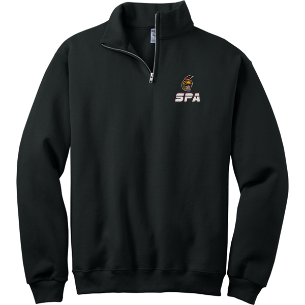 Seacoast Spartans (SPA) NuBlend 1/4-Zip Cadet Collar Sweatshirt
