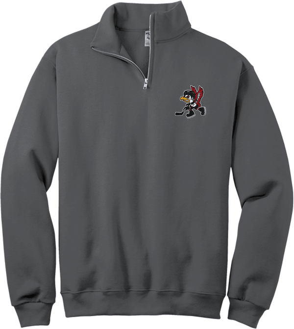 Benet Hockey NuBlend 1/4-Zip Cadet Collar Sweatshirt