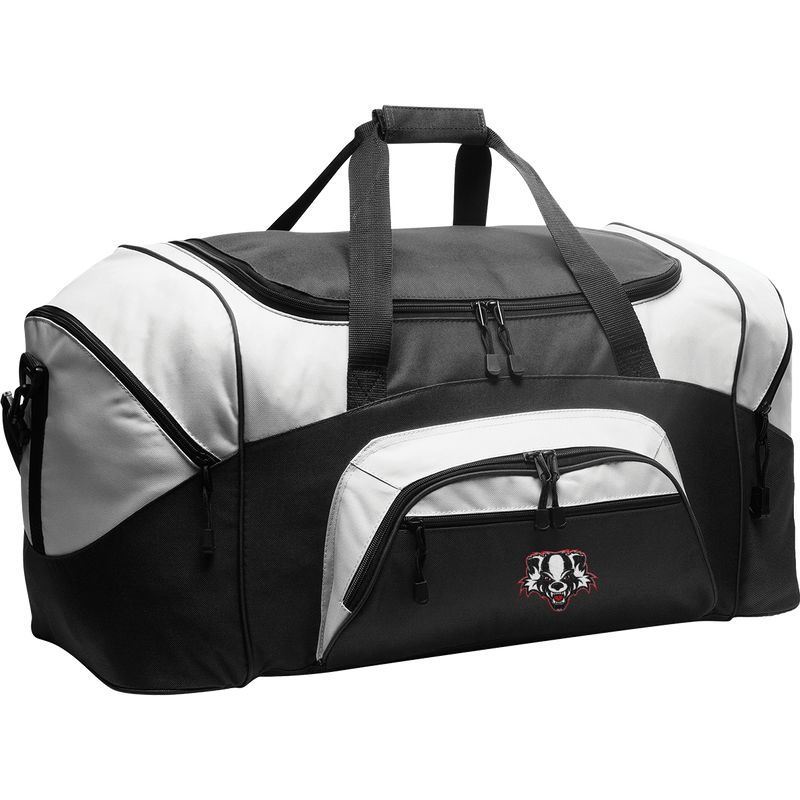 Scary Badgers Standard Colorblock Sport Duffel