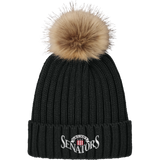 Grundy Senators Faux Fur Pom Beanie
