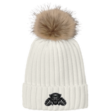 Igloo Jaguars Faux Fur Pom Beanie