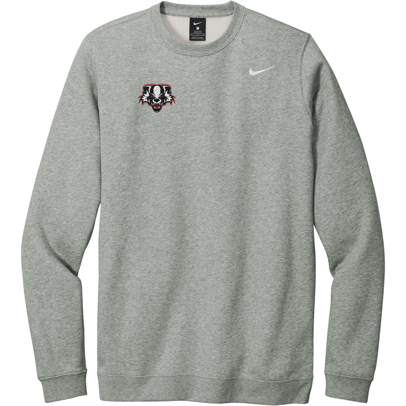 Scary Badgers Nike Club Fleece Crew