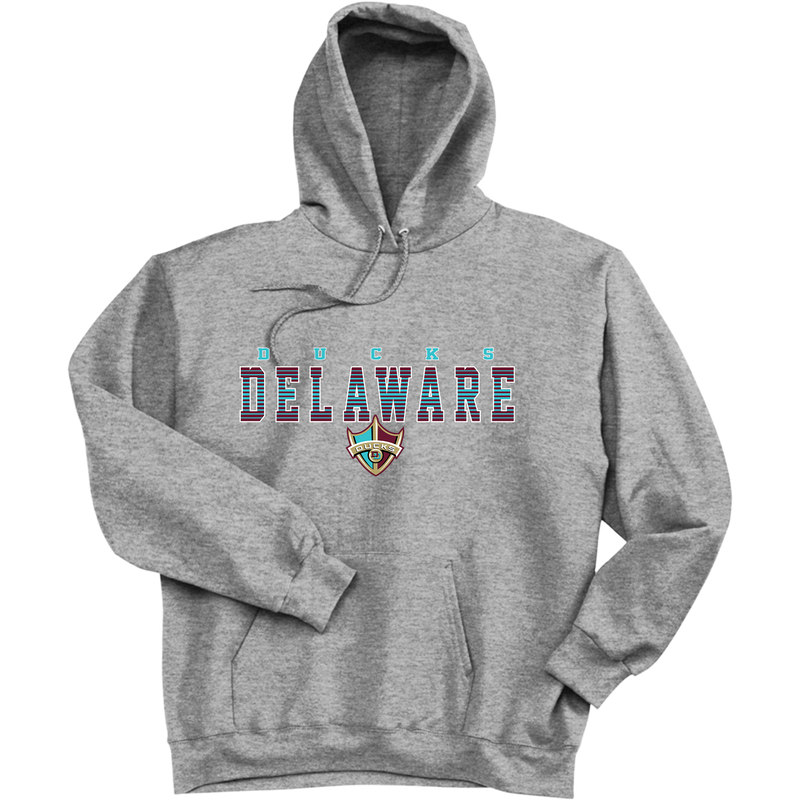 Delaware Ducks Ultimate Cotton - Pullover Hooded Sweatshirt