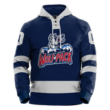 Hartford Jr. Wolfpack Girls Adult Sublimated Retro Hoodie