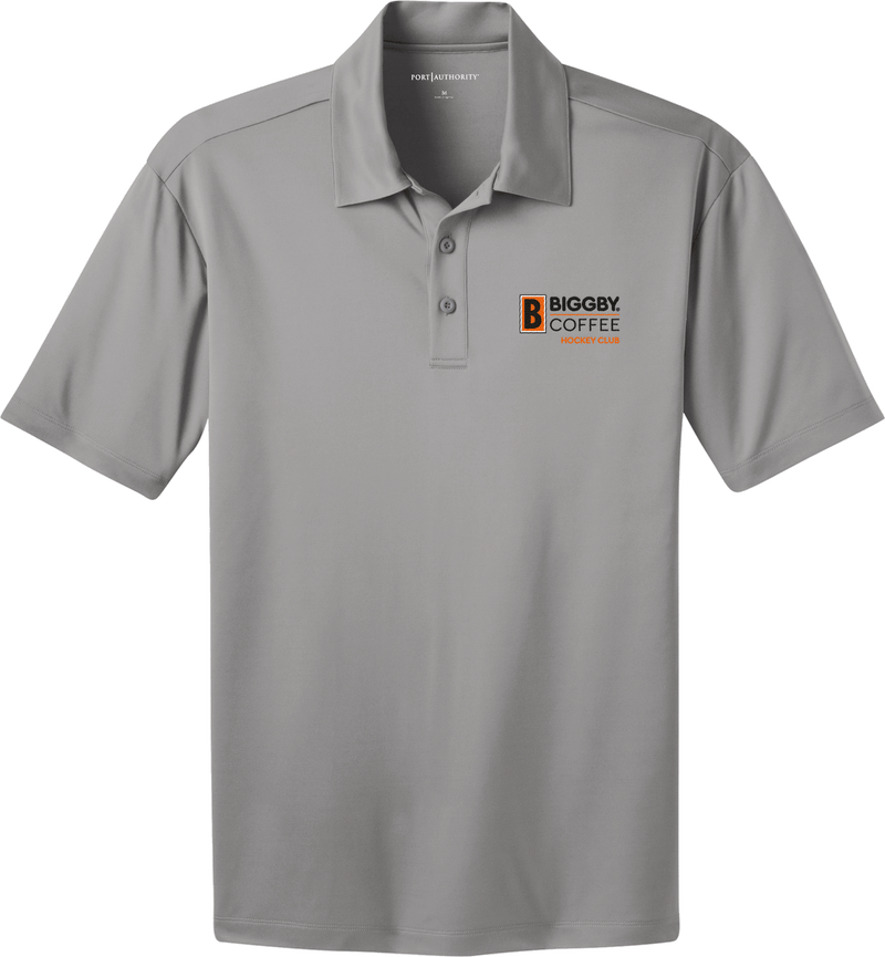 Biggby Coffee Hockey Club Adult Silk Touch Performance Polo