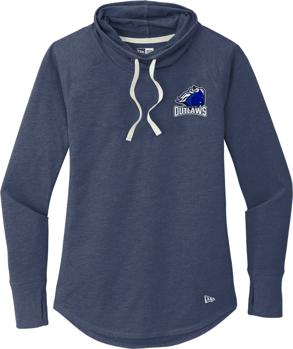 Brandywine Outlaws New Era Ladies Sueded Cotton Blend Cowl Tee