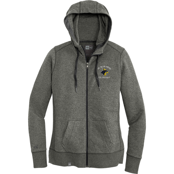 Delaware Jr. Blue Hens New Era Ladies French Terry Full-Zip Hoodie