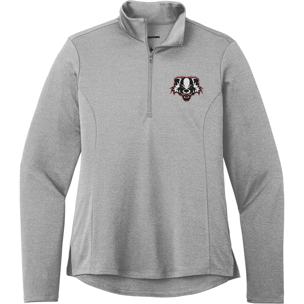 Scary Badgers Ladies Endeavor 1/2-Zip Pullover