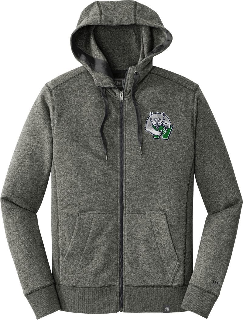 Woodbridge Wolfpack New Era French Terry Full-Zip Hoodie
