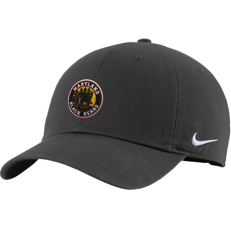 Maryland Black Bears Nike Heritage Cotton Twill Cap