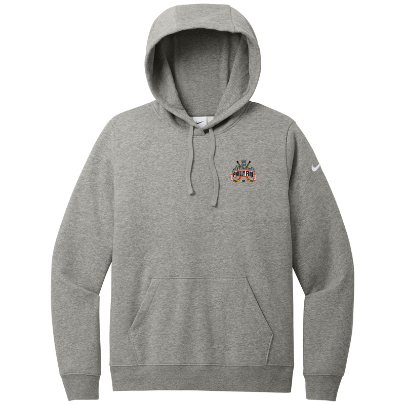 Philly Fire Nike Women's Club Fleece Sleeve Swoosh Pullover Hoodie