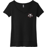 Scary Badgers Womens Festival Scoop Neck Tee