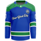 NYC Hockey Club Adult Player Cut and Sew Jersey