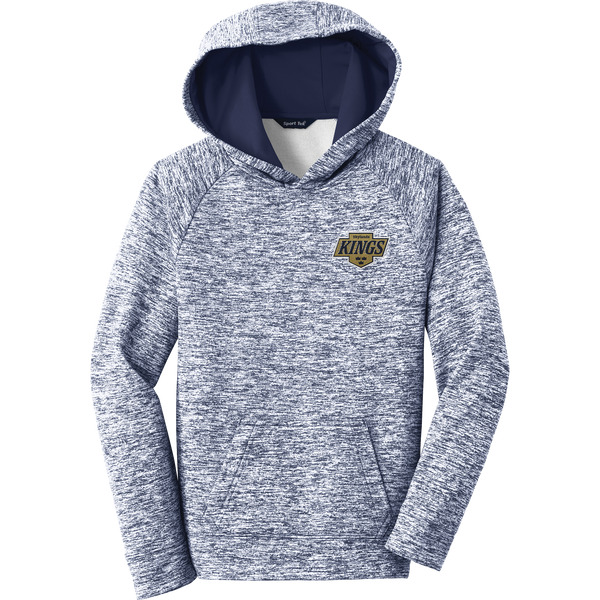 Skylands Kings Youth PosiCharge Electric Heather Fleece Hooded Pullover